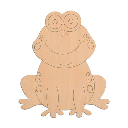 Frog (Style A) wooden shapes