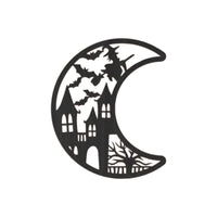 Halloween Moon wooden shapes