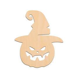 Pumpkin In Hat wooden shapes