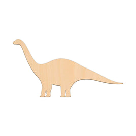 Brontosaurus Dinosaur - 20cm x 10.5cm wooden shapes