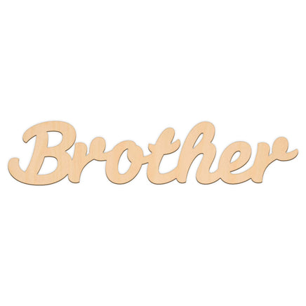 Brother Word wooden shapes