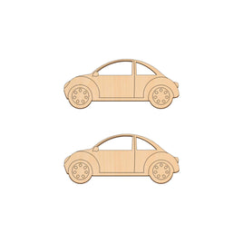 Detailed Car - 15cm x 6.4cm wooden shapes