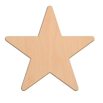 Classic Stars wooden shapes