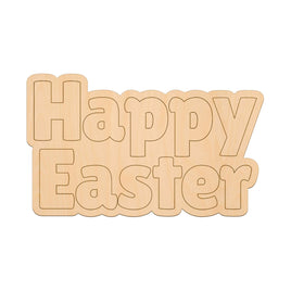 Easter Sign (Style B) wooden shapes