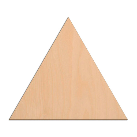 Equilateral Triangles wooden shapes