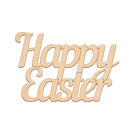 Happy Easter (Style A) wooden shapes