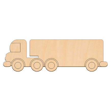 Lorry - 39.5cm x 12.1cm wooden shapes