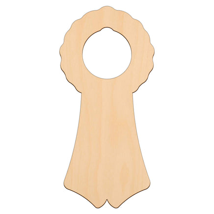 Ribbon Door Hanger - 11.6cm x 24.8cm wooden shapes