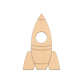 Rocket - 18cm x 11.8cm wooden shapes