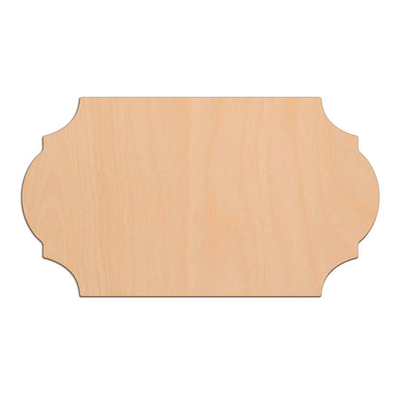 Sign (Style H) wooden shapes