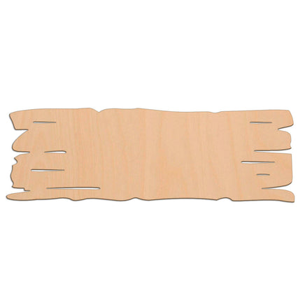 Sign (Style R) wooden shapes