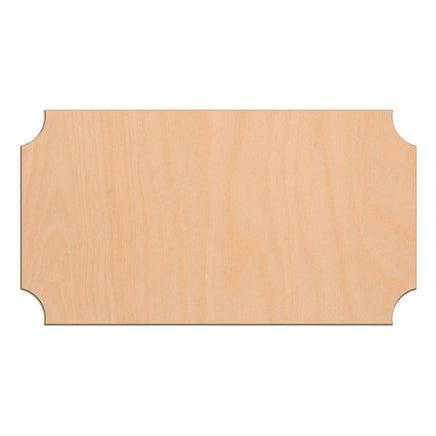 Sign (Style T) wooden shapes
