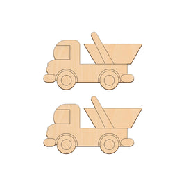 Skip Truck - 12cm x 7cm wooden shapes