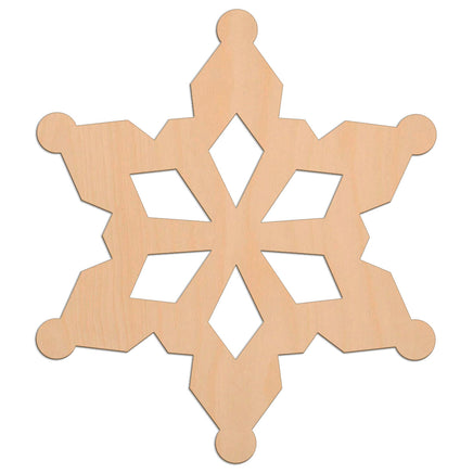 Snowflake (Style B) wooden shapes