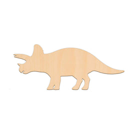 Triceratops Dinosaur - 20cm x 8.1cm wooden shapes