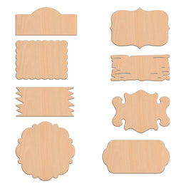 MATICAN Wood Squares for Crafts, 36-Count Unfinished Wooden Square Cutouts for DIY Arts and Crafts, 5 x 5 Inches