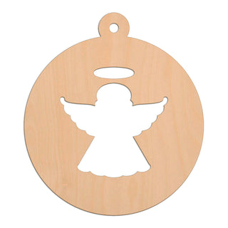Angel Bauble wooden shapes