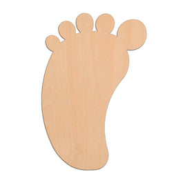 Baby / Babies Foot (Style A) wooden shapes