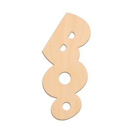 Boo (Style B) wooden shapes