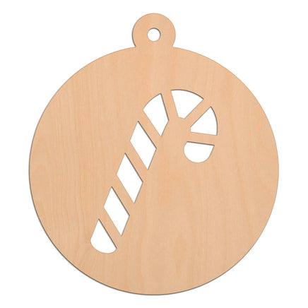 Candy Cane Bauble wooden shapes