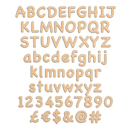 Individual Letters - Chalkboard