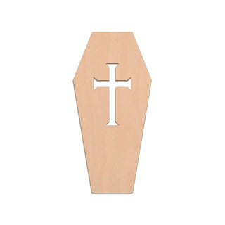 Coffin (Style B) wooden shapes