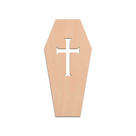 Coffin (Style B) wooden shapes