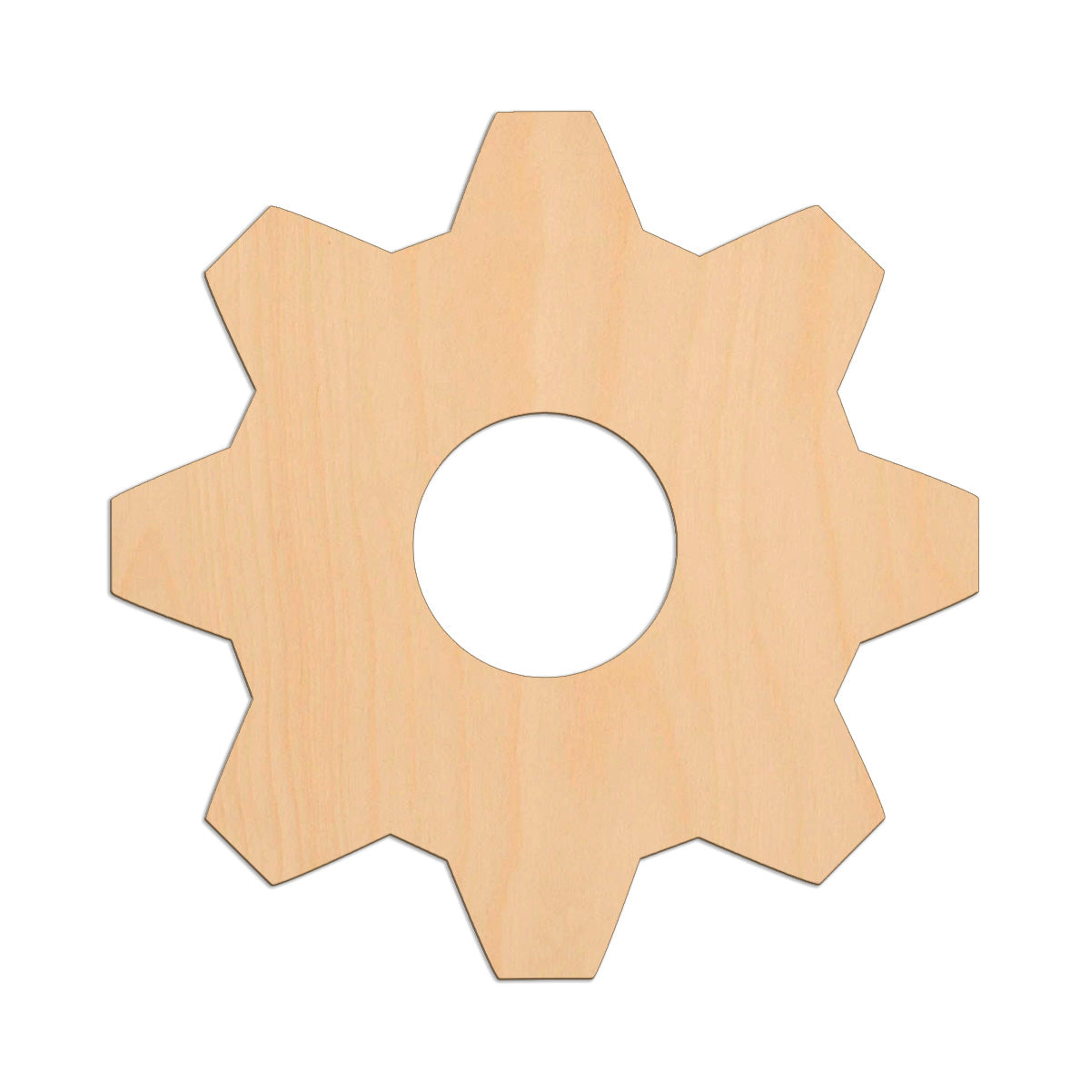 Cogs D Cog (Style D) | Wood Craft Shapes