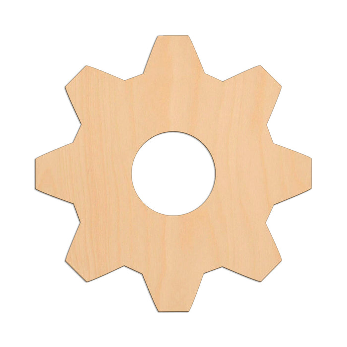 Cog (Style D) | Wood Craft Shapes