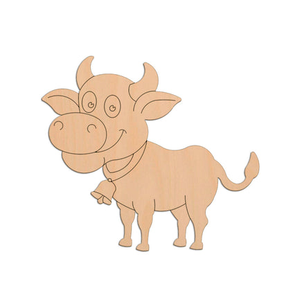 Cow (Style A) wooden shapes
