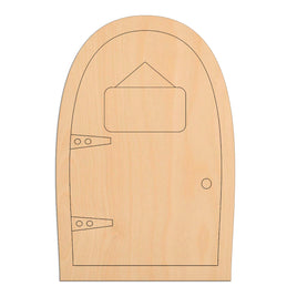 Curved Fairy Door (Style E)