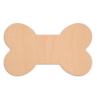 Dog Bone (Style A) wooden shapes