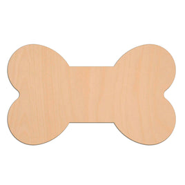 Dog Bone (Style A) wooden shapes