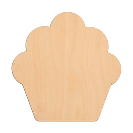 Fluffy Cup Cake wooden shapes