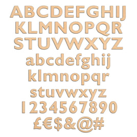 Individual Letters - Gill Sans MT