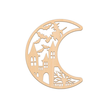 Halloween Moon wooden shapes