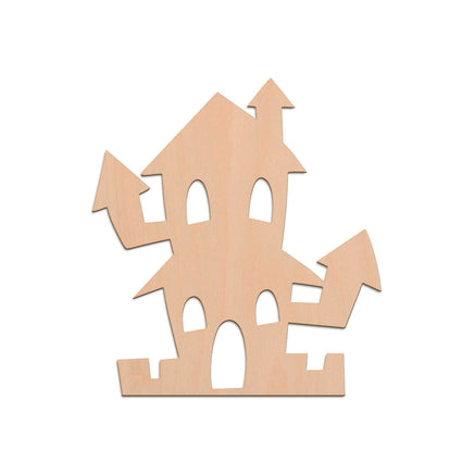 Haunted House (Style A) wooden shapes