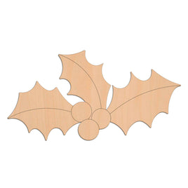 Holly (Style A) wooden shapes