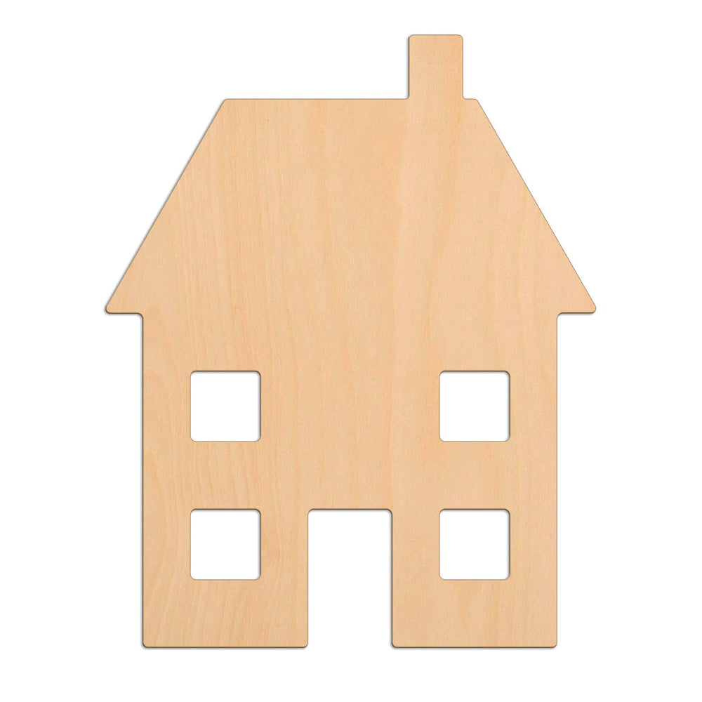 House (Style B) | Wood Craft Shapes