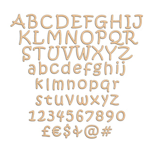 Individual Letters - Kristen ITC