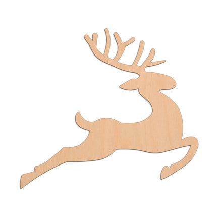 Leaping Reindeer wooden shapes