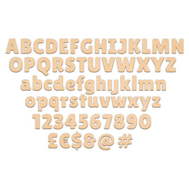 Individual Letters - Lilita One wooden shapes
