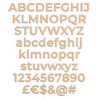 Individual Letters - Montserrat