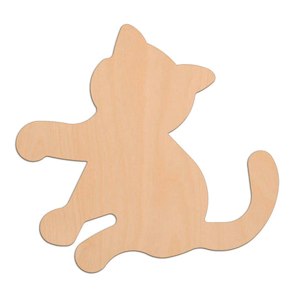 Playful Cat wooden shapes