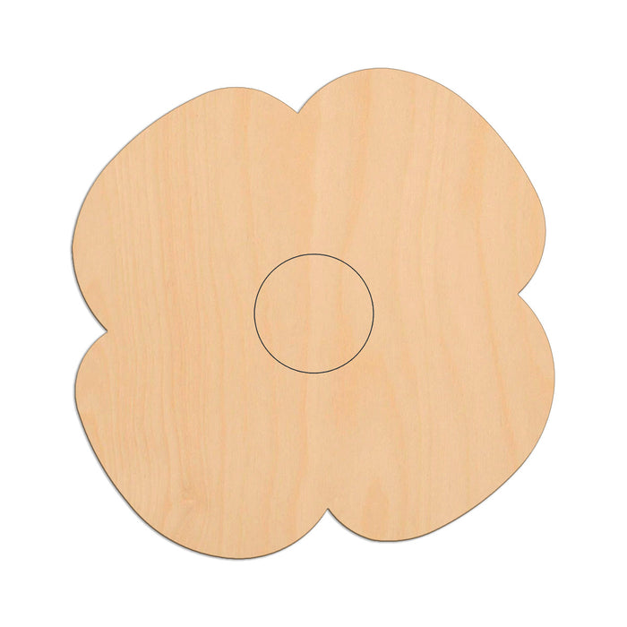 Poppy (Style A) | Wood Craft Shapes