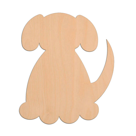 Puppy (Style A) wooden shapes