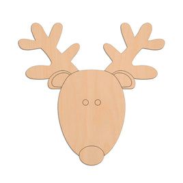 Reindeer Head wooden shapes