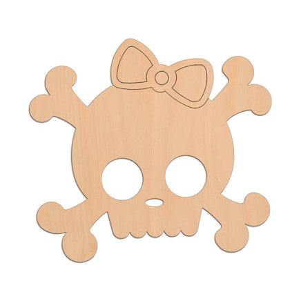Skull (Style B) wooden shapes