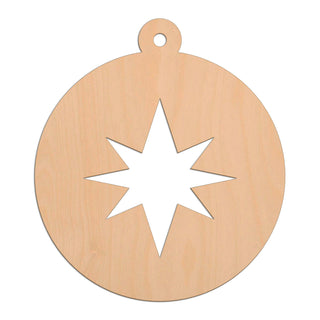Star Bauble wooden shapes