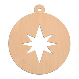 Star Bauble wooden shapes
